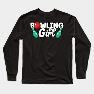 Bowling Girl Long Sleeve T-Shirt